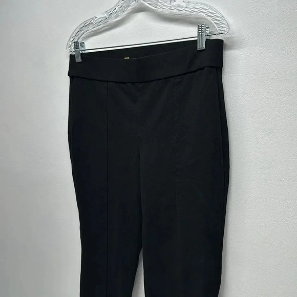 Anne Klein Tregging Trouser Leggings Skinny Career Pants in Black Size Large - Picture 3 of 7